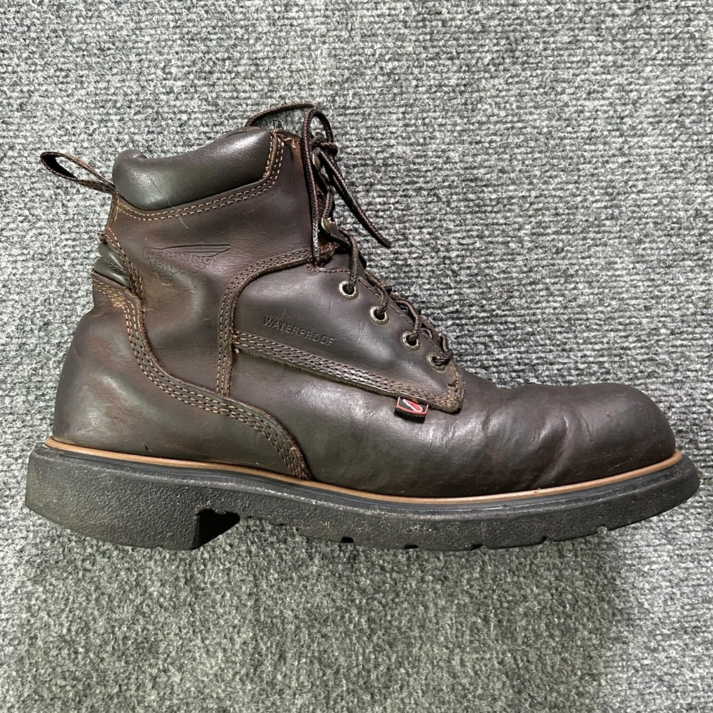 Red Wing Boots DynaForce 415 Waterproof EH Work  Men‎ 9.5 D Brown USA - Picture 2 of 16